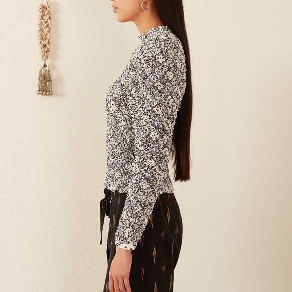 Alix Of Bohemia Maisie Domino Smocked Top - Picture 5 of 10